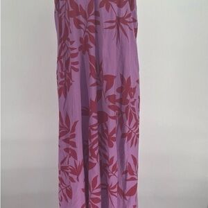 Old Navy Purple and Red cotton Maxi Dress Small petite